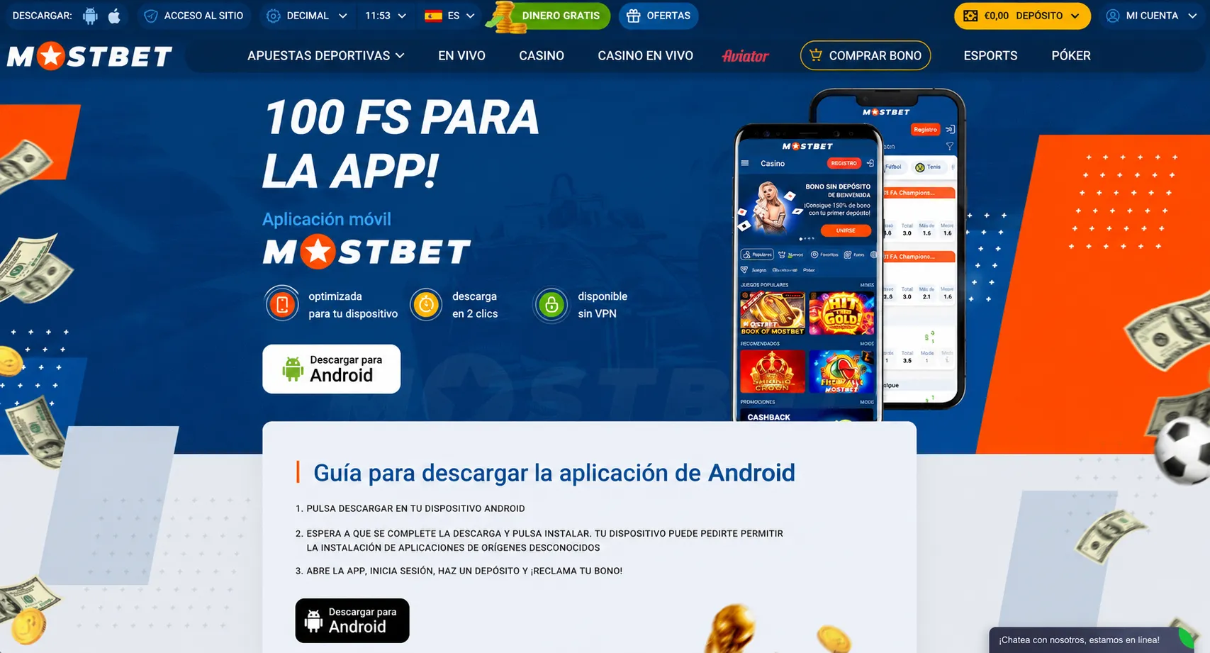 Cómo instalar el Mostbet app download en Android paso a paso
