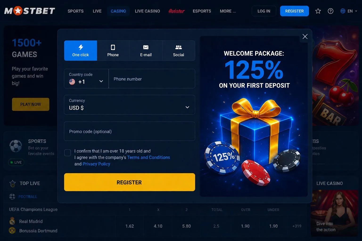 Mostbet Casino login – slots, live tables and crash games lobby